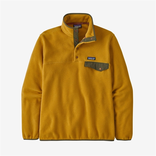 Patagonia Mens Lightweight Synchilla Snap-T Fleece Pullover - Cabin Gold
